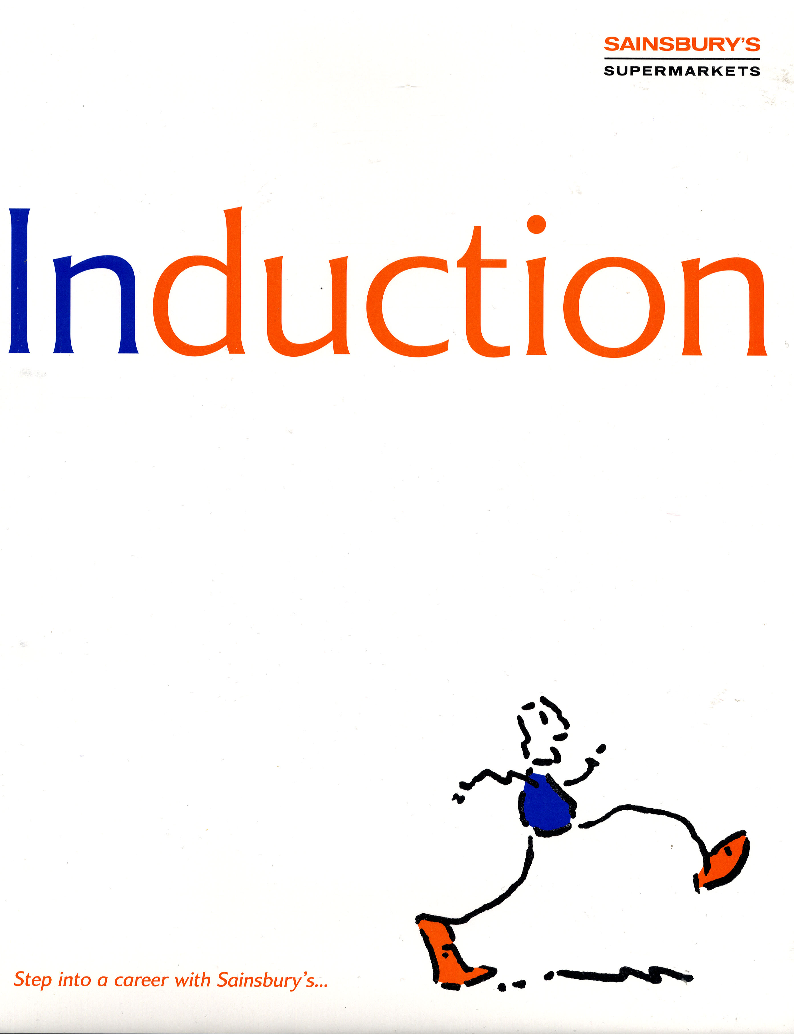"Induction" Sainsbury's Supermarkets induction file SA/EMP/1/11/2