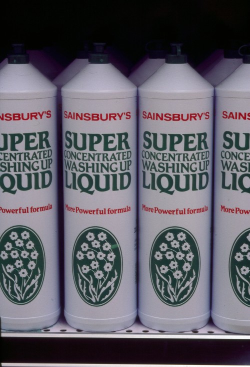 SA/BRA/7/C/6/119 - Image of Sainsbury's washing up liquid at Kingsmead Road, Canterbury branch