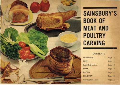SA/CPUB/FC/6/1 - "Sainsbury's book of meat and poultry carving"