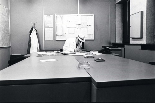 SA/DEP/4/6/52 - Photograph of Charlton Depot, 1977 - Night Manager Sam Goddard