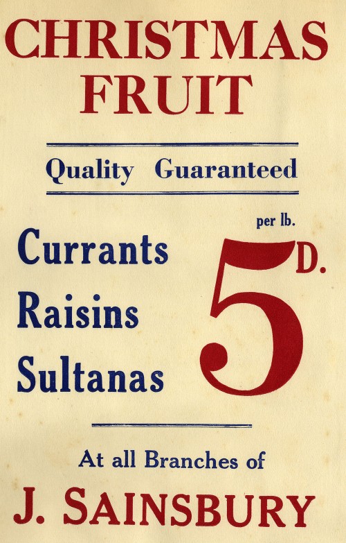 SA/MARK/ADV/1/1/1/1/1/10/54 - "Christmas Fruit: Quality Guaranteed" advertisement