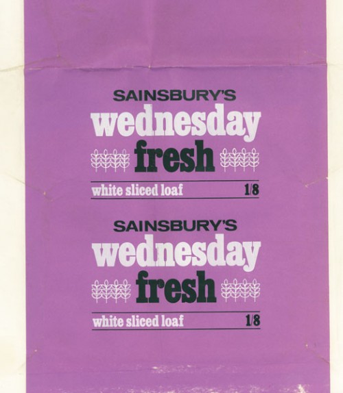 SA/PKC/PRO/1/1/2/1/1/23 - Sainsburys's Wednesday Fresh White Sliced Loaf packaging