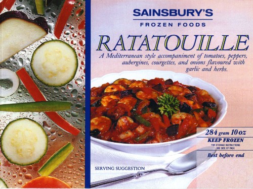 SA/PKC/PRO/1/10/2/2/12 - Sainsbury's ratatouille packaging