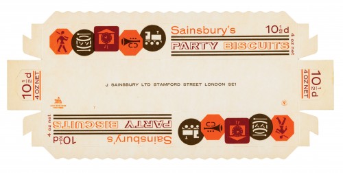 SA/PKC/PRO/1/2/2/1/50/1 - Sainsbury's Party Biscuits packet
