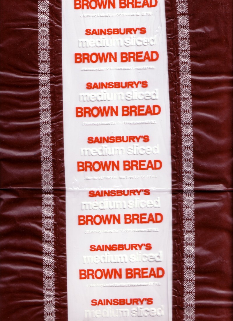 SA/PKC/PRO/1/1/2/1/2/1 - Sainsbury's Medium Sliced Brown Bread packaging