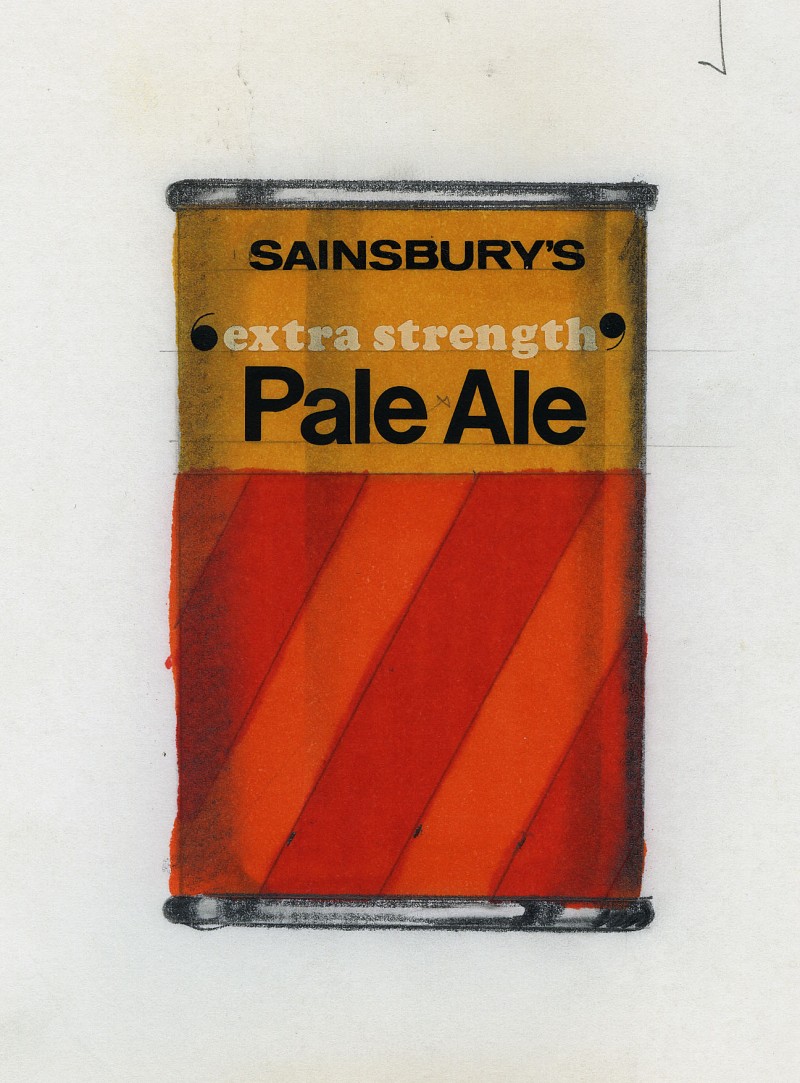 SA/PKC/PRO/1/18/1/11/1 - Sainsbury's Extra Strength Pale Ale can design