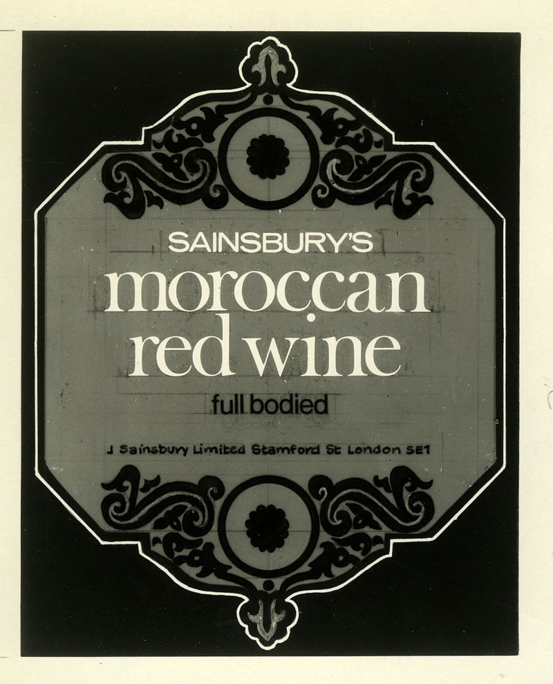 SA/PKC/PRO/1/18/1/22 - Sainsbury's Moroccan red wine packaging design
