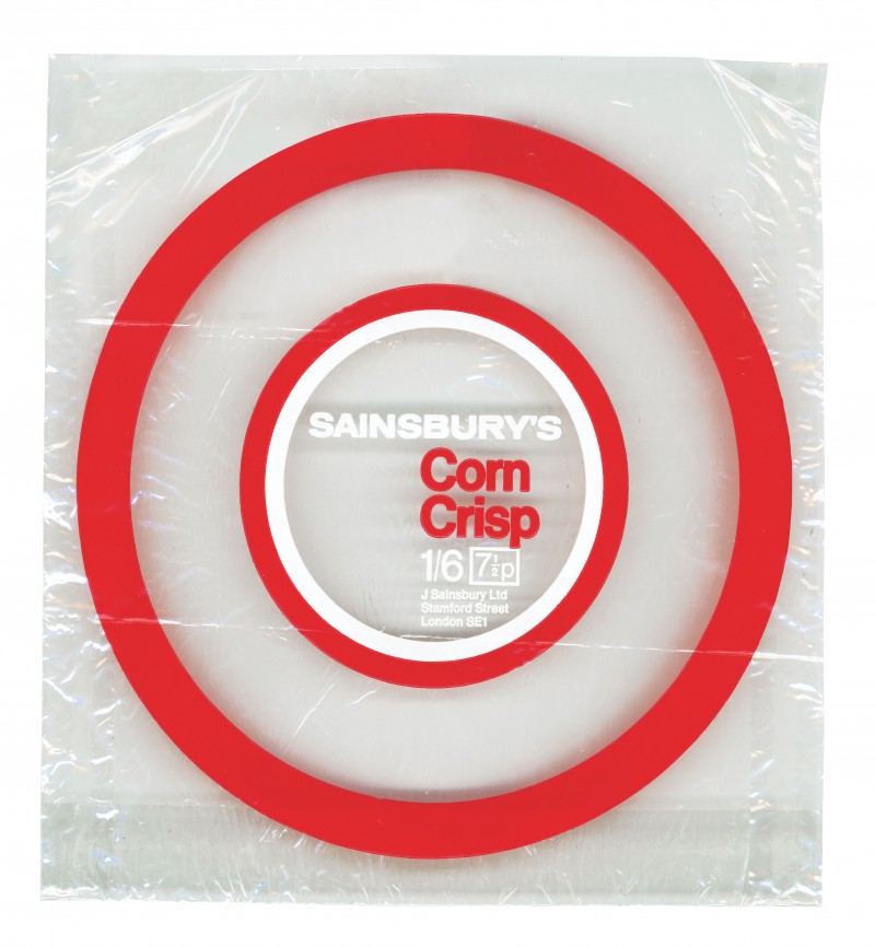 SA/PKC/PRO/1/3/2/2/27/1 - Sainsbury's Corn Crisp packet, c. 1971