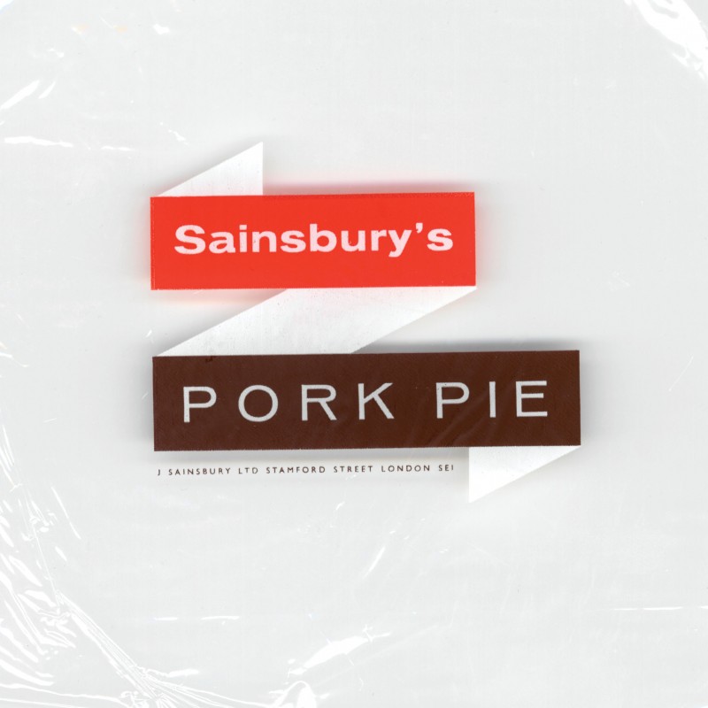 SA/PKC/PRO/1/5/2/3/10/1 - Sainsbury's Pork Pie wrapper, 1963